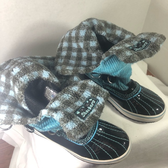 Youth Sketchers Highlanders Boots Size 13 Winter - Picture 4 of 5